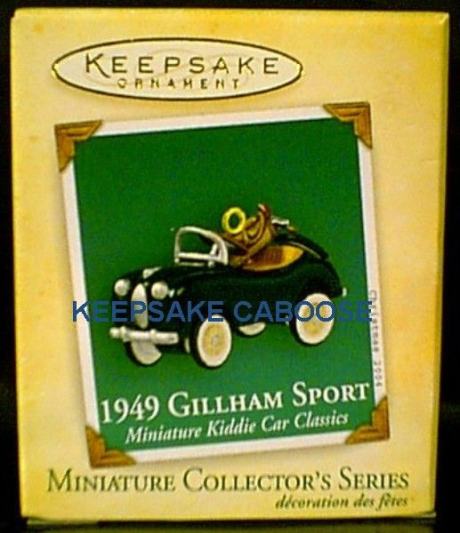 2004 Miniature Kiddie Car Classics 10th - 1949 Gillham Sport M