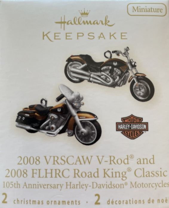 2008 Harley-Davidson VRSCAW V-Rod and FLHRC Road King Classic - Mini Set