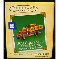 2004 Miniature Fire Brigade 1st - 1929 Chevrolet Fire Engine
