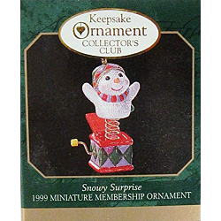 1999 Snowy Surprise - Club Miniature