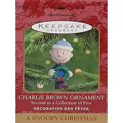 2000 Charlie Brown Ornament - A Snoopy Christmas #2 - SDB