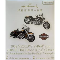 2008 Harley-Davidson VRSCAW V-Rod and FLHRC Road King Classic - Mini Set