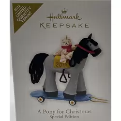 2012 A Pony For Christmas - Repaint - Limited Quantity