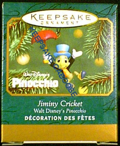 2001 Jiminy Cricket - Walt Disney's Pinocchio - Miniature