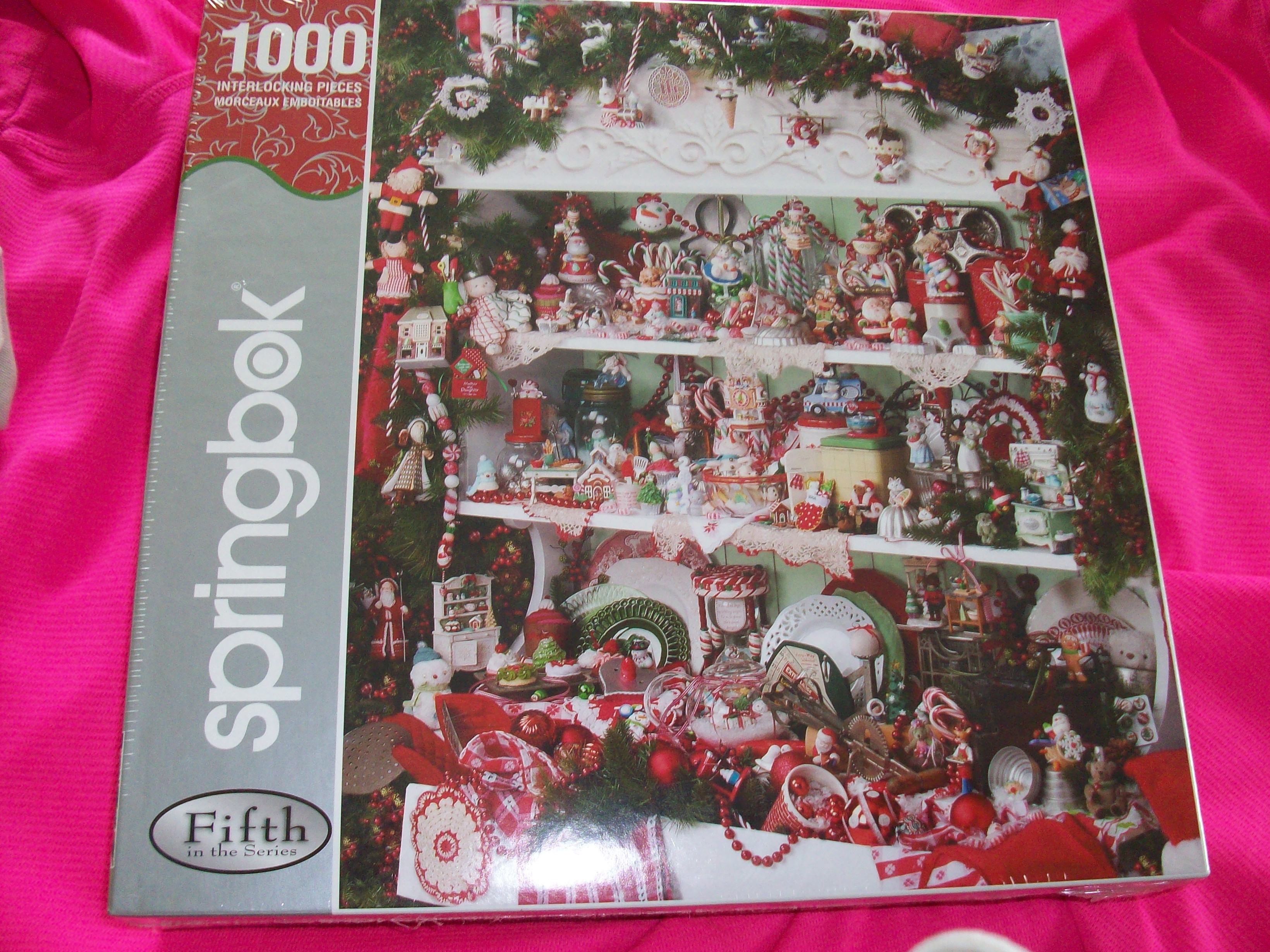 2012 Mrs. Claus's Cupboard - Springbok Puzzle - <B>(SEALED)</B>