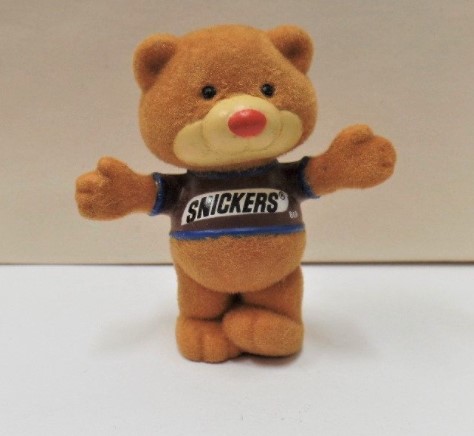 1987 Snickers Bear - Arms Open - Merry Miniature