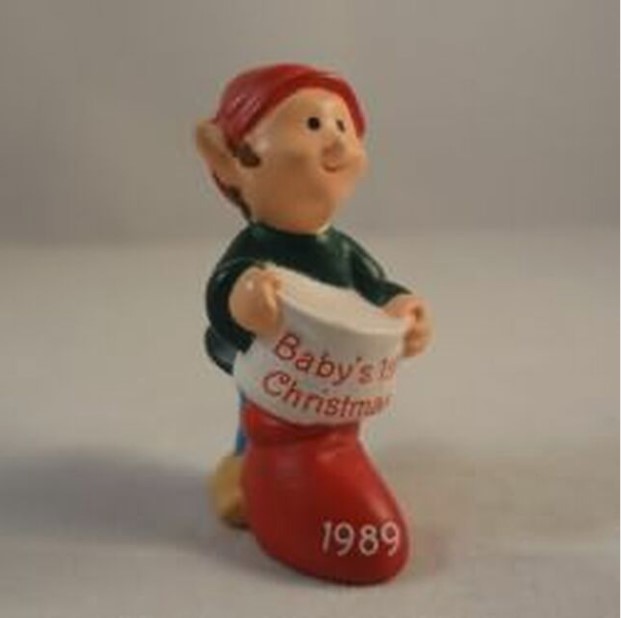 1989 Baby's First Christmas - Merry Miniature