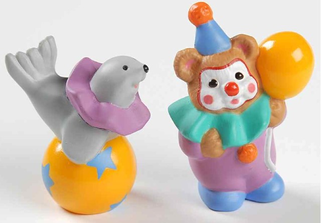 1996 Happy Birthday Clowns - Merry Miniature Set