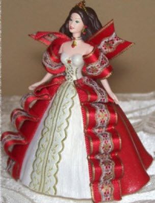 1997 Holiday Barbie 5th - Red Gown - NB