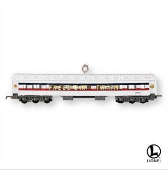 2007 Hallmark Keepsake Ornaments Freedom Train Locomotive Lionel Trains 
