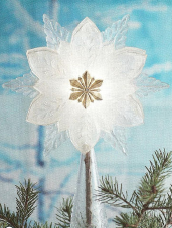2010 Glowing Snowflakes Starter Set Hallmark Ornament Wonder and Light
