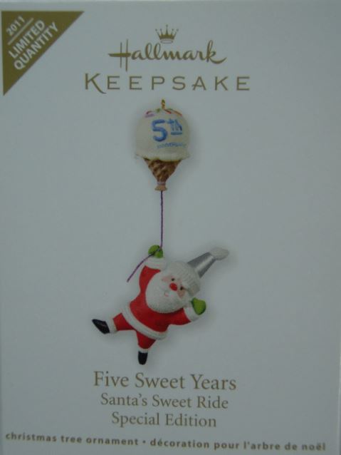 2011 Five Sweet Years - Santa's Sweet Ride - Anniversary Ltd. Ed.