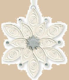 2013 Snowflake - Porcelain