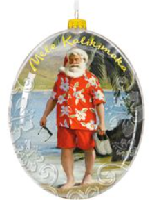 2017 Mele Kalikimaka - Hawaii Santa on the Beach