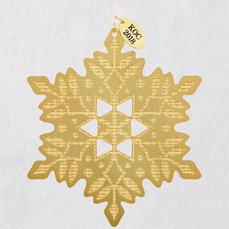 2018 A Glistening Gift for You - Snowflake - CLUB - Metal -<B> Limited Quantities</B>