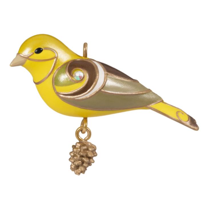 2023 Lady Western Tanager - Miniature - Beauty of Birds