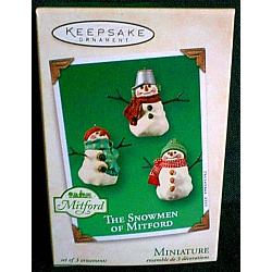 2003 The Snowmen of Mitford - Miniature Set
