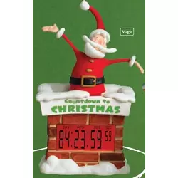 2011 Countdown To Christmas - Large Tabletop Clock - RARE