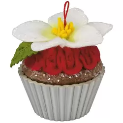 2017 Candied Christmas Rose - 8th Christmas Cupcake