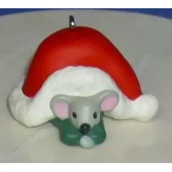 2019 A Creature Was Stirring-Mouse With Santa Hat-6th & Final