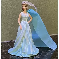 2019 Blue Chiffon Fashion Collection Barbie - Porcelain - SDB