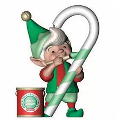 2022 North Pole Tree Trimmers -<B> Special Edition</B> - Candy Cane Repaint