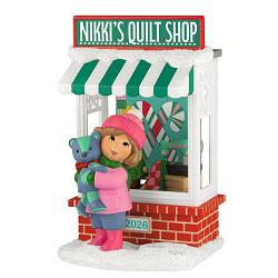 2026 Christmas Window 24th - Nikki's Quilt Shop <B> Club Exclusive</B>