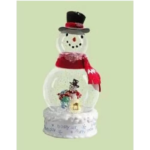 2004 Frosty Fun - Large Lighted Water Globe - SDB