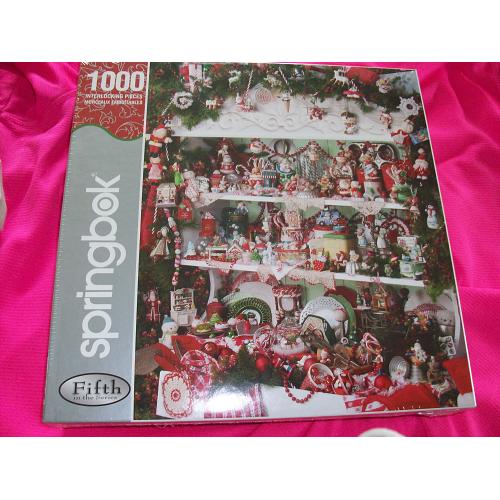 2012 Mrs. Claus's Cupboard - Springbok Puzzle - <B>(SEALED)</B>