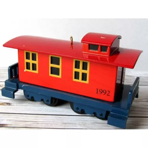 1992 Christmas Sky Line Caboose - Damaged Box