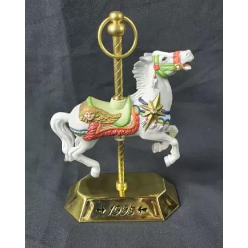 1995 Tobin Fraley Carousel Horse - 4th & Final  - White