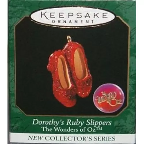 1999 Wonders of Oz #1 - Dorothy's Ruby Slippers - Miniature - DB