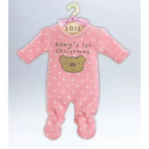 2012 Baby Girl's First Christmas - Onesie