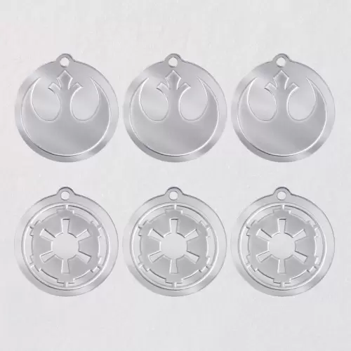 2022 The Rebel Alliance™ vs. The Galactic Empire™- Star Wars™ - Metal - Set of 6 Miniatures