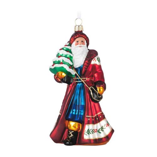 2024 Santa Claus Glass Ornament- <B>Limited Quantity</B>